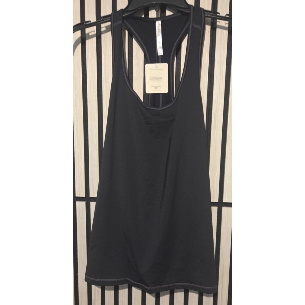 Fabletics Phoenix Lite Racerback Tank Black Scoop Neck Stretch Women’s L